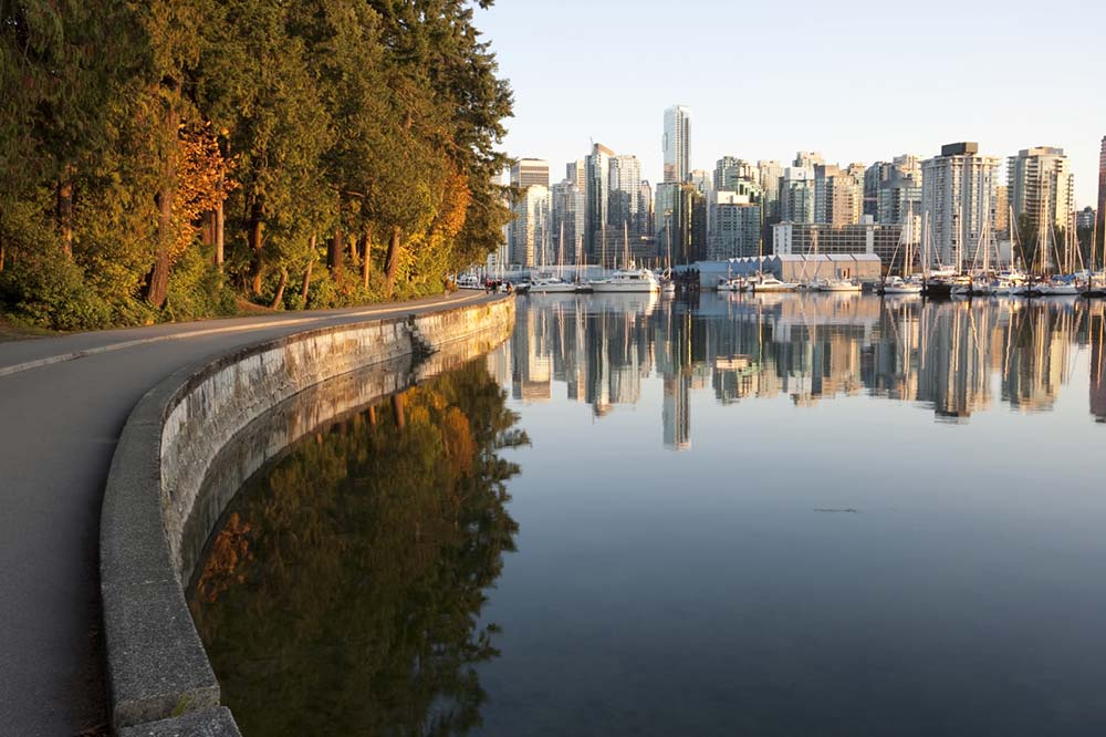 View of city of lake