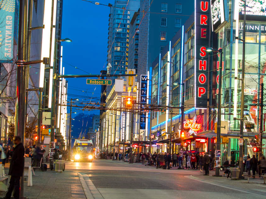 Street at night